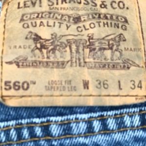 Levi's Jeans - 36x34 LEVI’S 560 Levi's Jeans - 36x34 LEVI’S 560